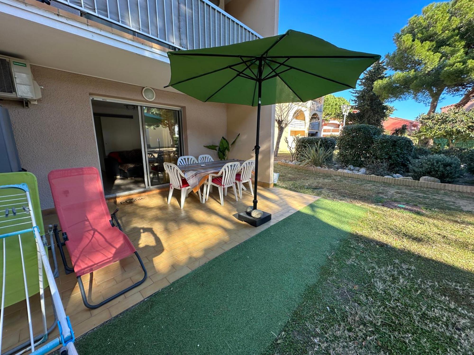 T2 Rdc A Canet En Roussillon Europa 4 Pers ,Piscine,Clim, Tennis, Parking Ngoại thất bức ảnh