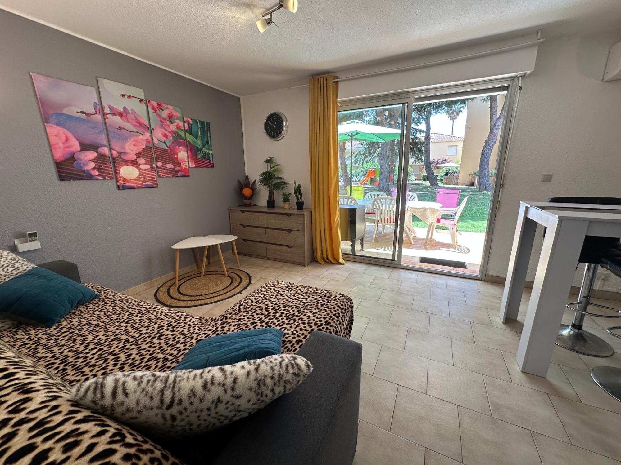 T2 Rdc A Canet En Roussillon Europa 4 Pers ,Piscine,Clim, Tennis, Parking Ngoại thất bức ảnh
